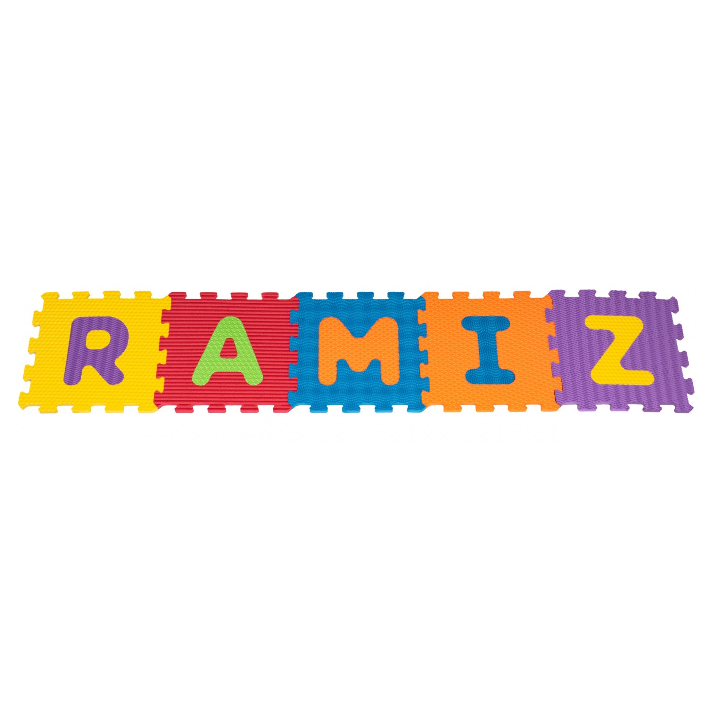 Senzorická rohož Puzzle Různé tvary Abeceda