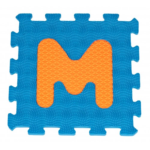 Senzorická rohož Puzzle Různé tvary Abeceda