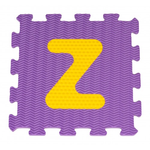 Senzorická rohož Puzzle Různé tvary Abeceda