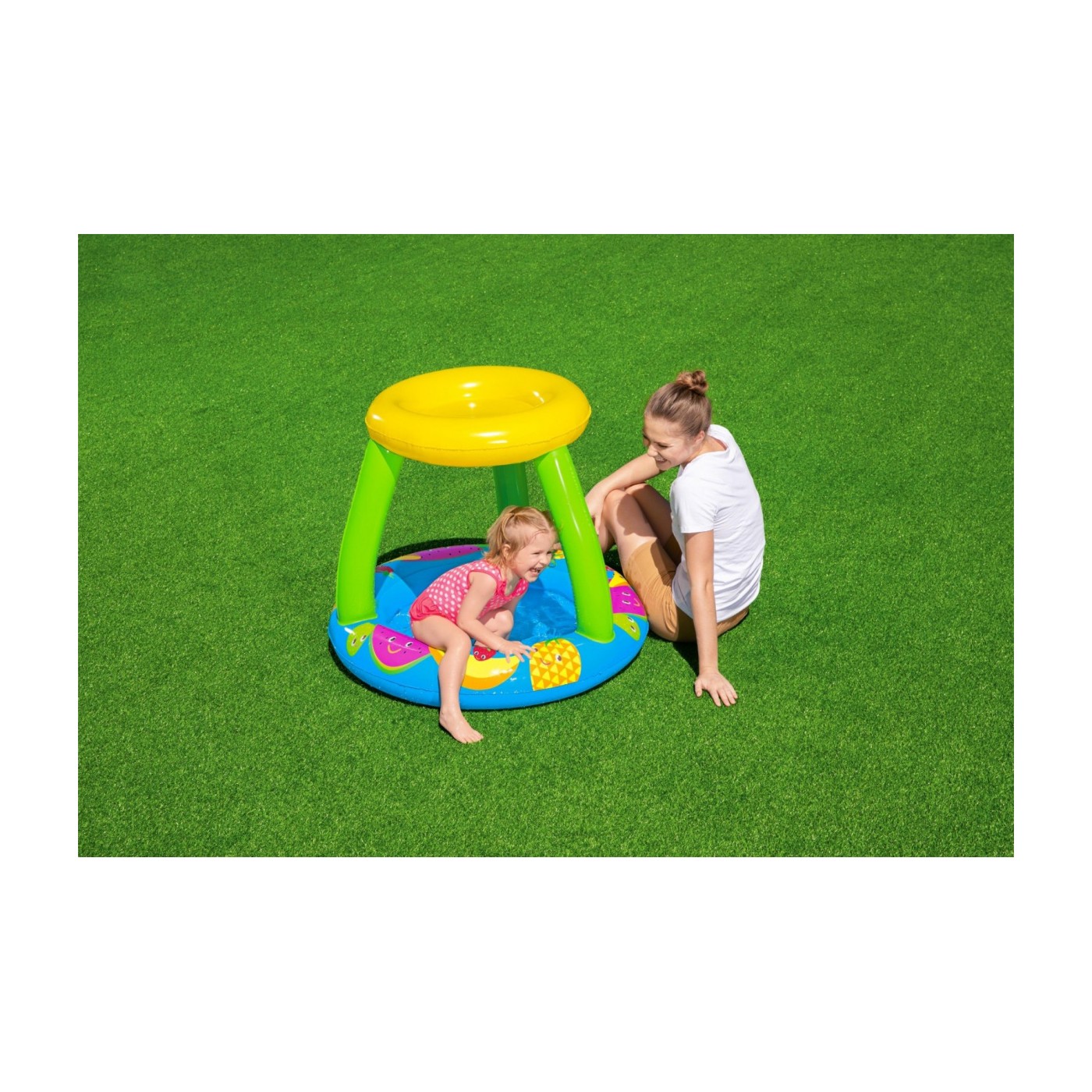 Brouzdaliště se stříškou 94 cm x 89 cm x 79 cm BESTWAY