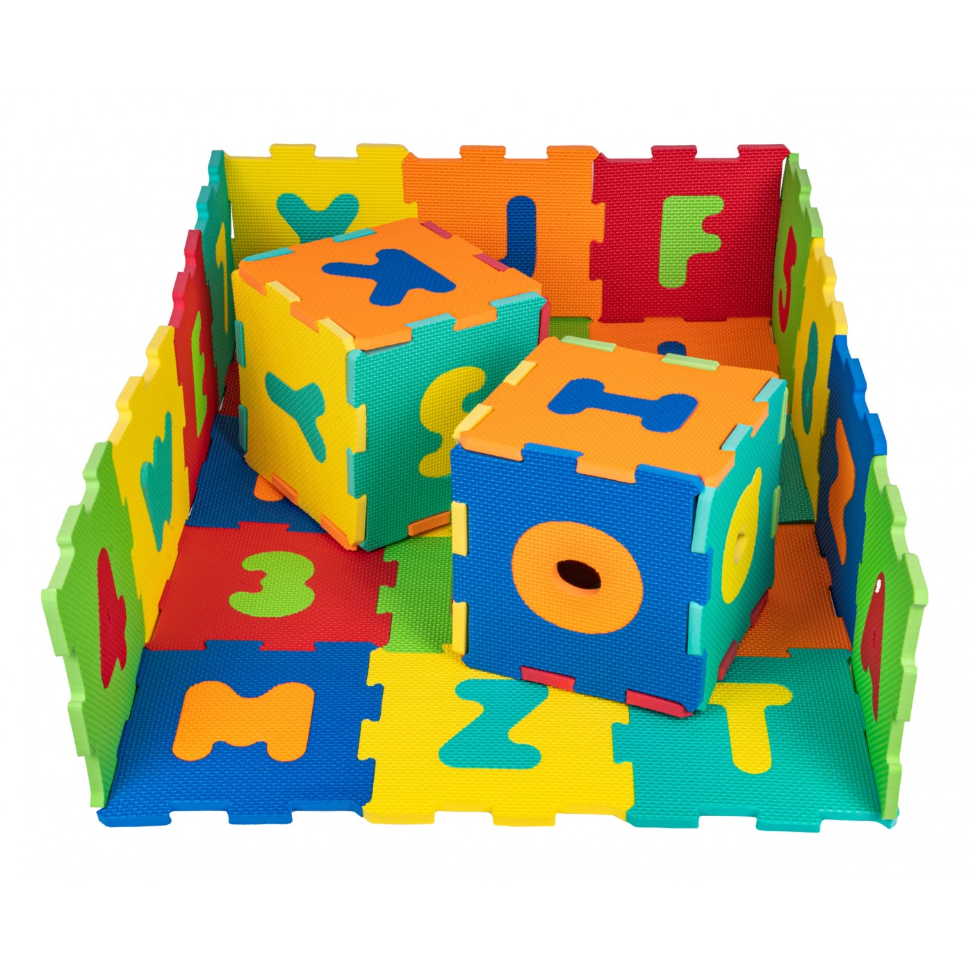 Mega podložka puzzle čísla a písmena