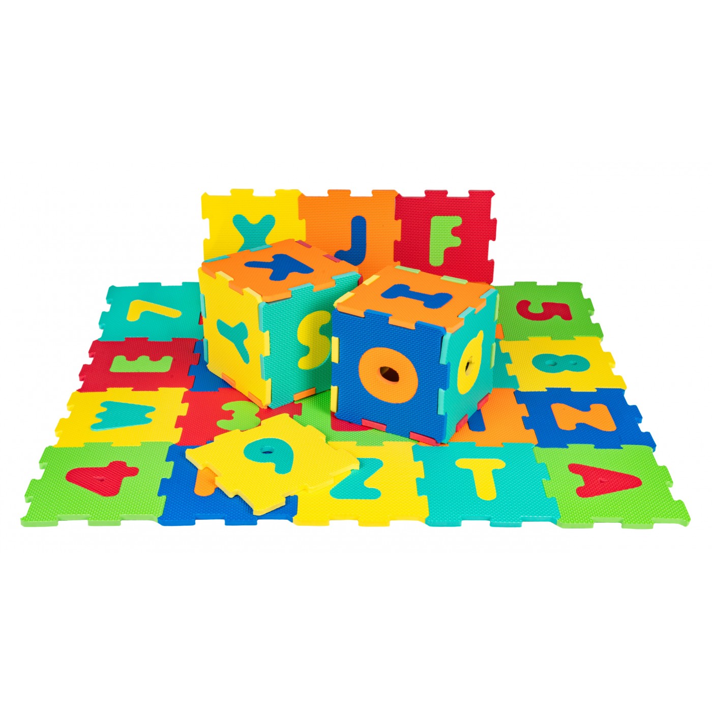 Mega podložka puzzle čísla a písmena