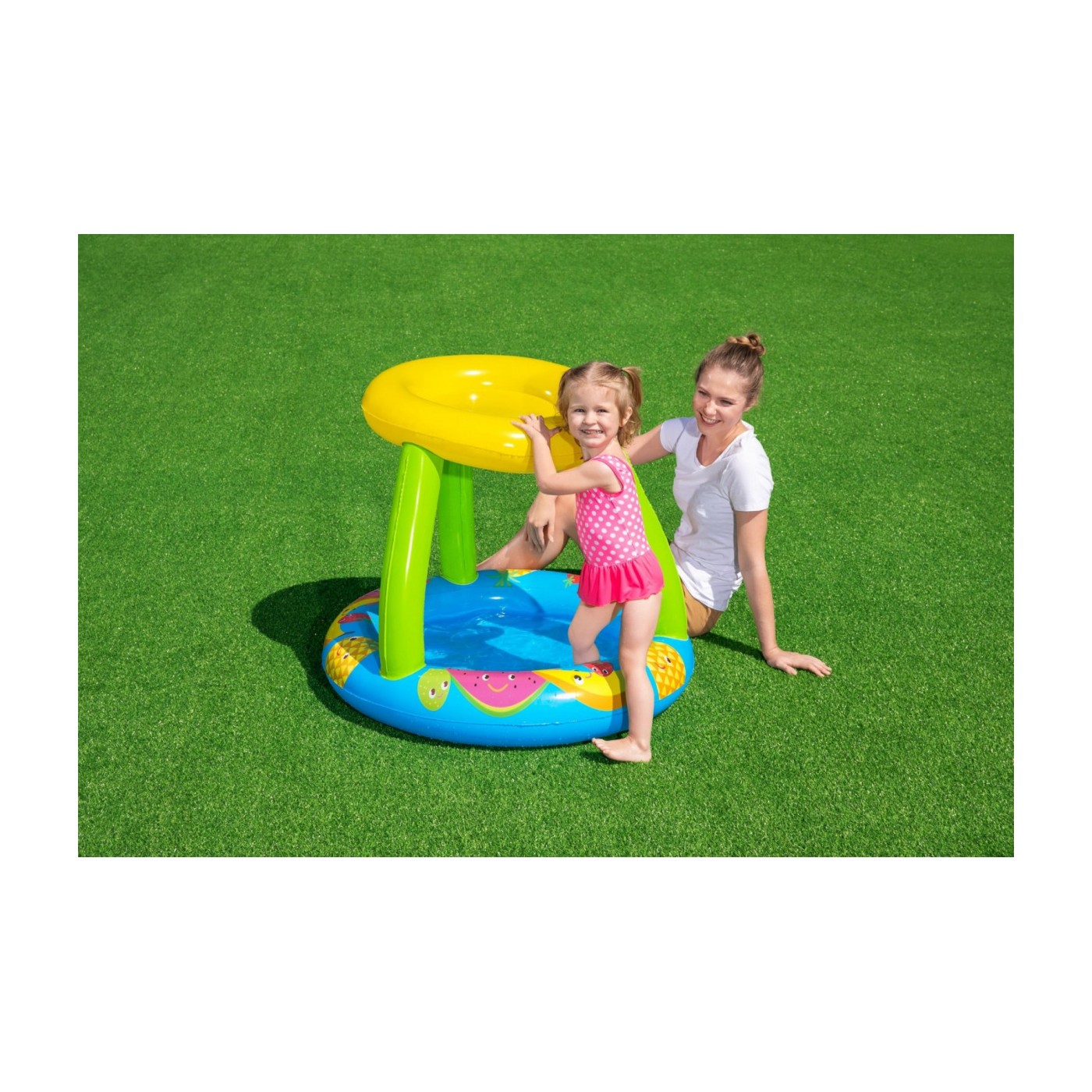 Brouzdaliště se stříškou 94 cm x 89 cm x 79 cm BESTWAY