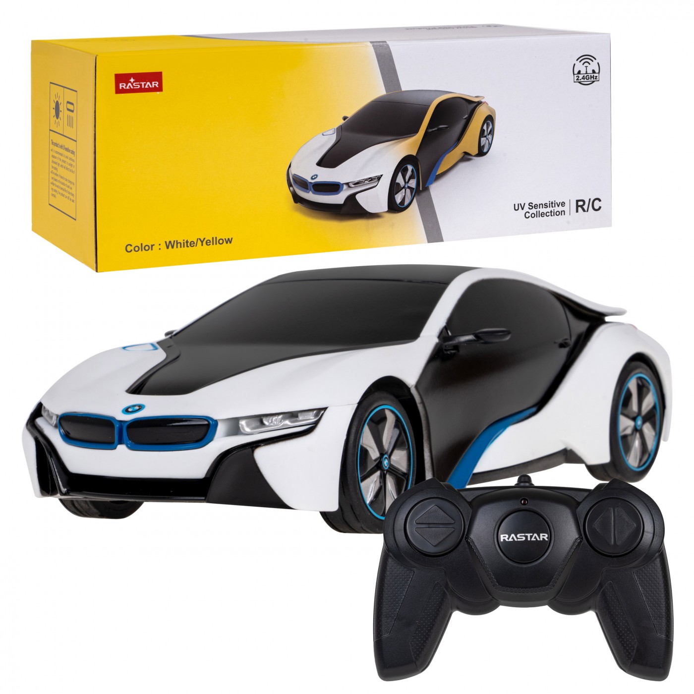Autíčko R/C BMW I8 1:24 RASTAR variabilní barvy
