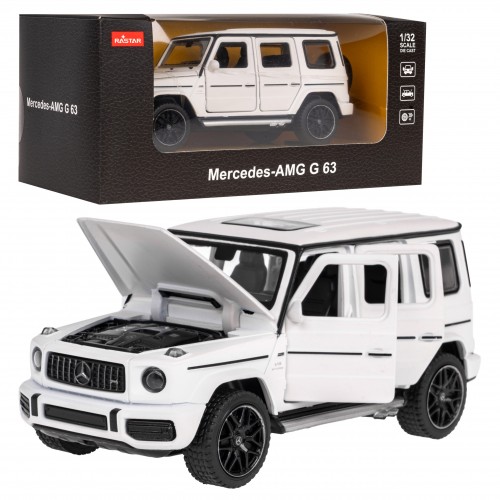Kovové autíčko Mercedes Benz AMG G63 1:32 RASTAR Bílé