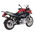 Kovový motocykl BMW R1200GS 1:9 RASTAR červený