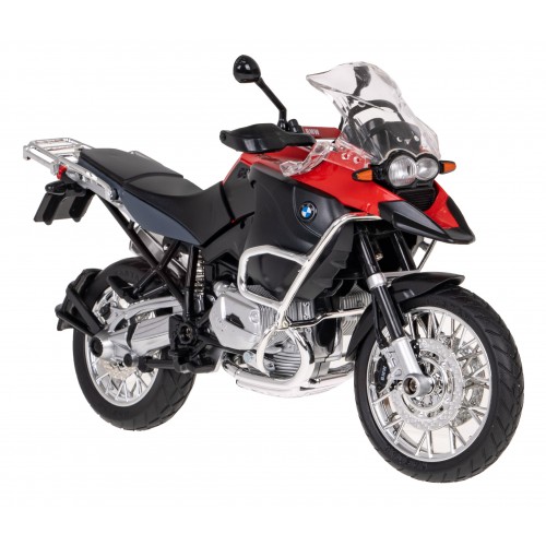 Kovový motocykl BMW R1200GS 1:9 RASTAR červený