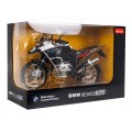 Kovový motocykl BMW R1200GS 1:9 RASTAR bílý