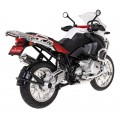 Kovový motocykl BMW R1200GS 1:9 RASTAR bílý
