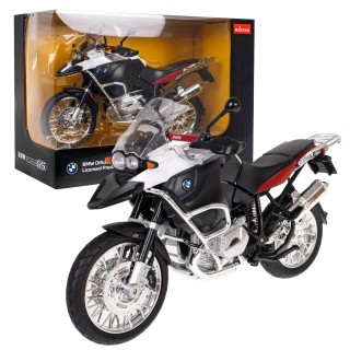 Kovový motocykl BMW R1200GS 1:9 RASTAR bílý