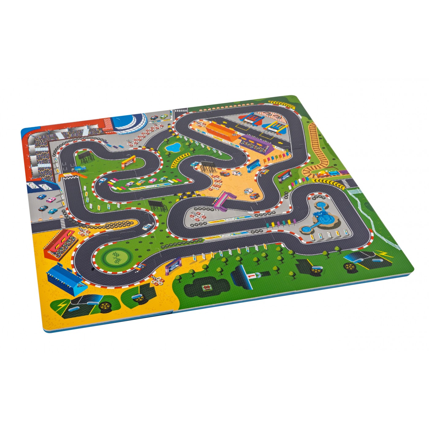 Rally Track Puzzle Mat