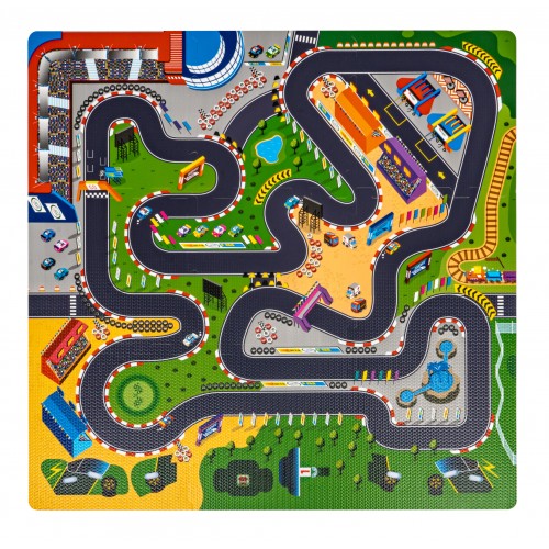 Rally Track Puzzle Mat