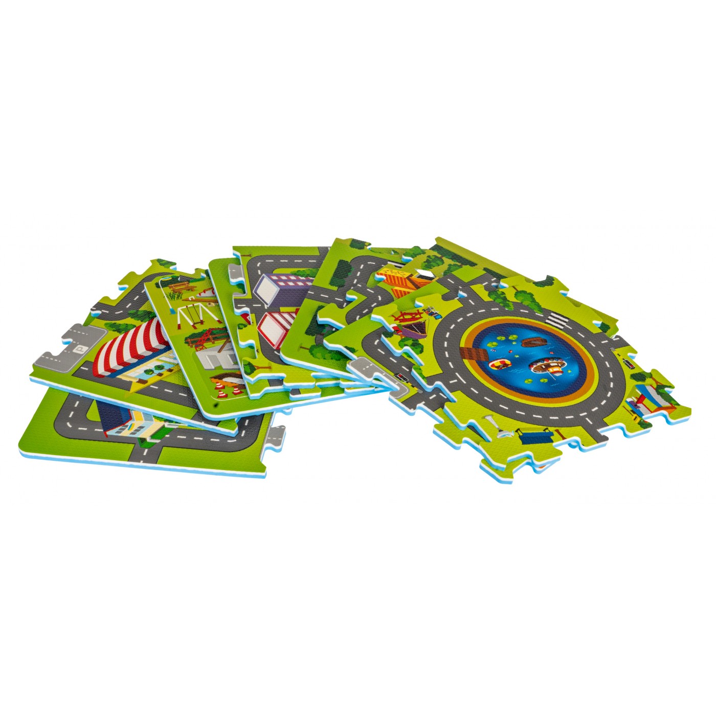 Podložka puzzle město