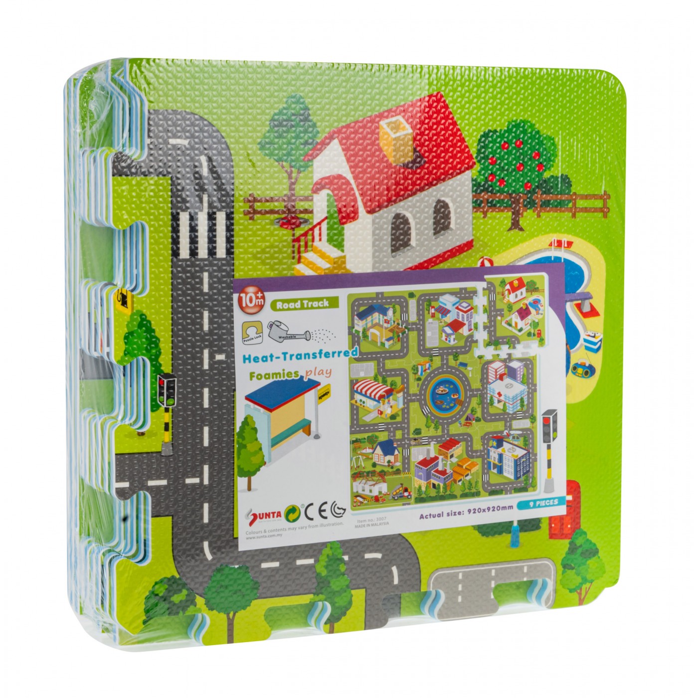 Podložka puzzle město