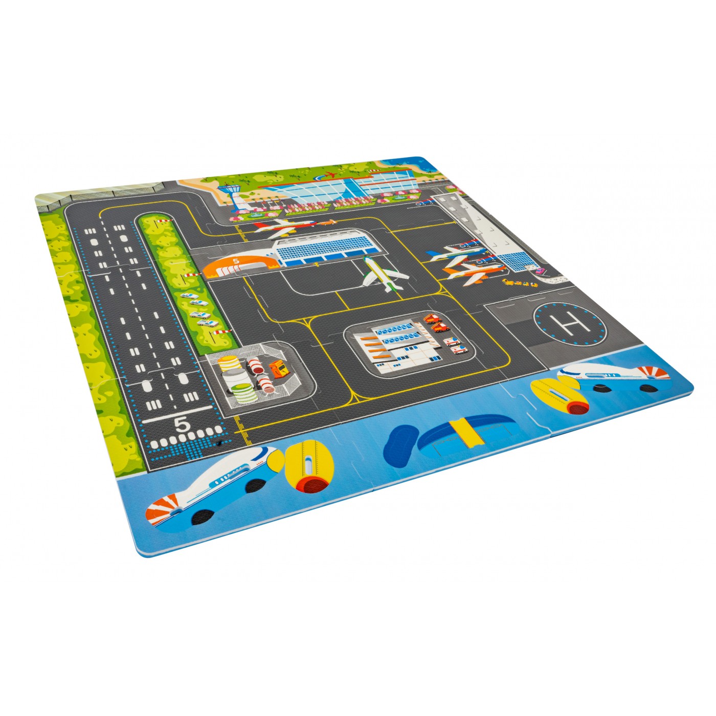 Podložka puzzle letiště