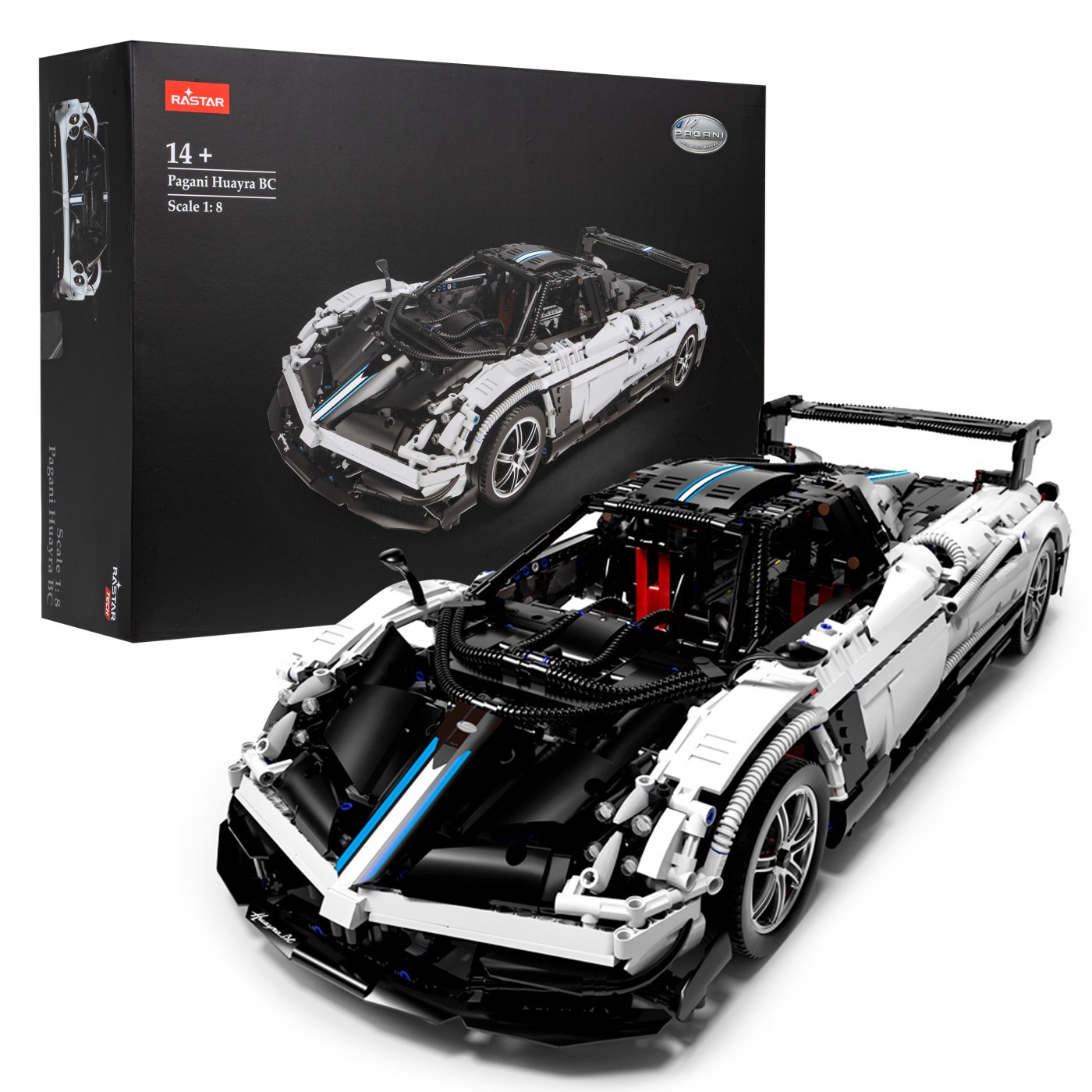 Autíčko bloky Pagani Huayra 1:8 RASTAR