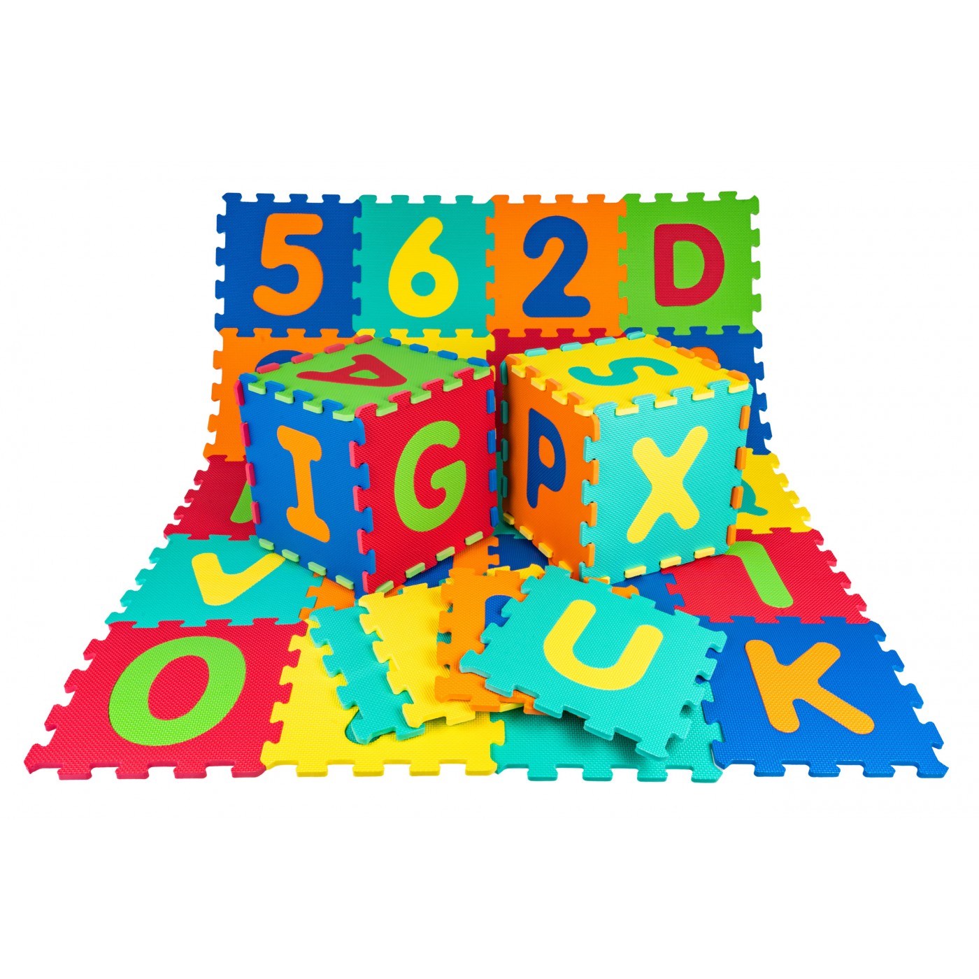 Podložka puzzle čísla a písmena