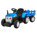 Tahač s přívěsem New Holland T7 modrý