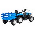 Tahač s přívěsem New Holland T7 modrý