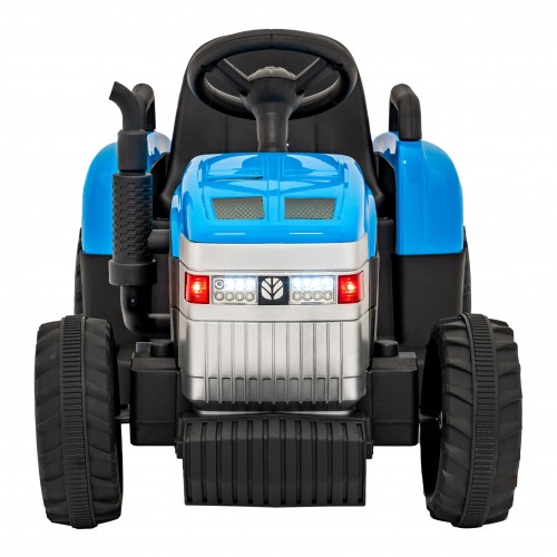 Tahač s přívěsem New Holland T7 modrý