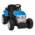 Tahač s přívěsem New Holland T7 modrý