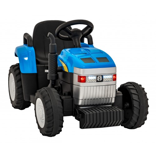 Tahač s přívěsem New Holland T7 modrý