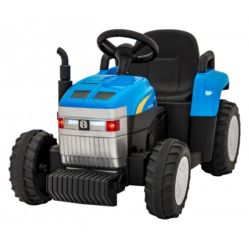 Tahač s přívěsem New Holland T7 modrý