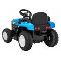 Tahač s přívěsem New Holland T7 modrý