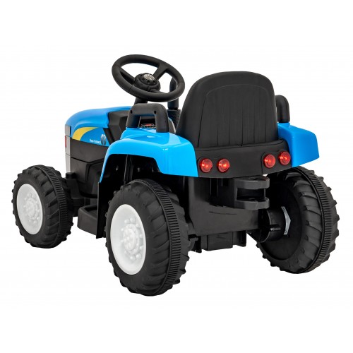 Tahač s přívěsem New Holland T7 modrý