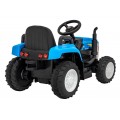 Tahač s přívěsem New Holland T7 modrý