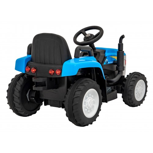 Tahač s přívěsem New Holland T7 modrý