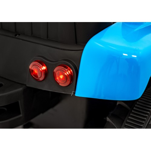 Tahač s přívěsem New Holland T7 modrý