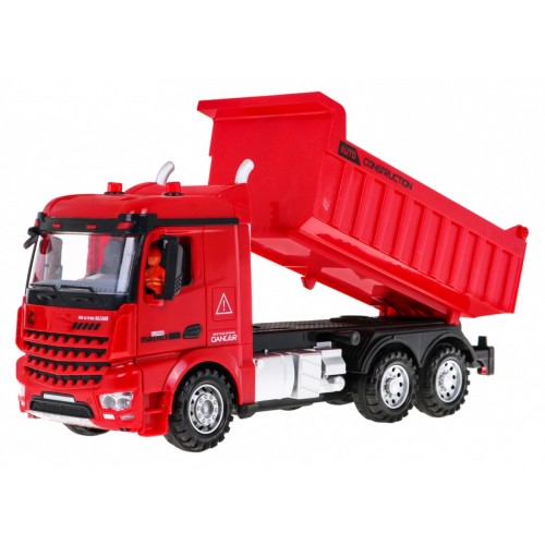 Interaktivní 3v1 Dětské staveniště 4+ jeřáb Míchačka betonu Truck Sklápěč Dálkové ovládání