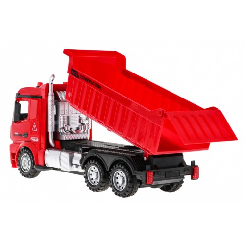 Interaktivní 3v1 Dětské staveniště 4+ jeřáb Míchačka betonu Truck Sklápěč Dálkové ovládání