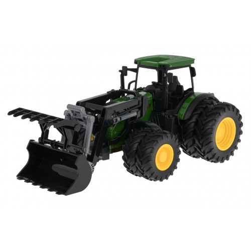 Zielony Traktor Z Turem 1:24