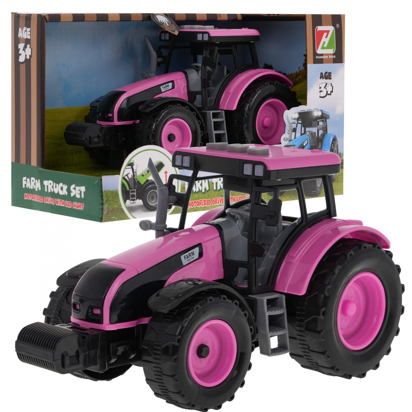 Rózowy Traktor Z Funkcja Dzwieku