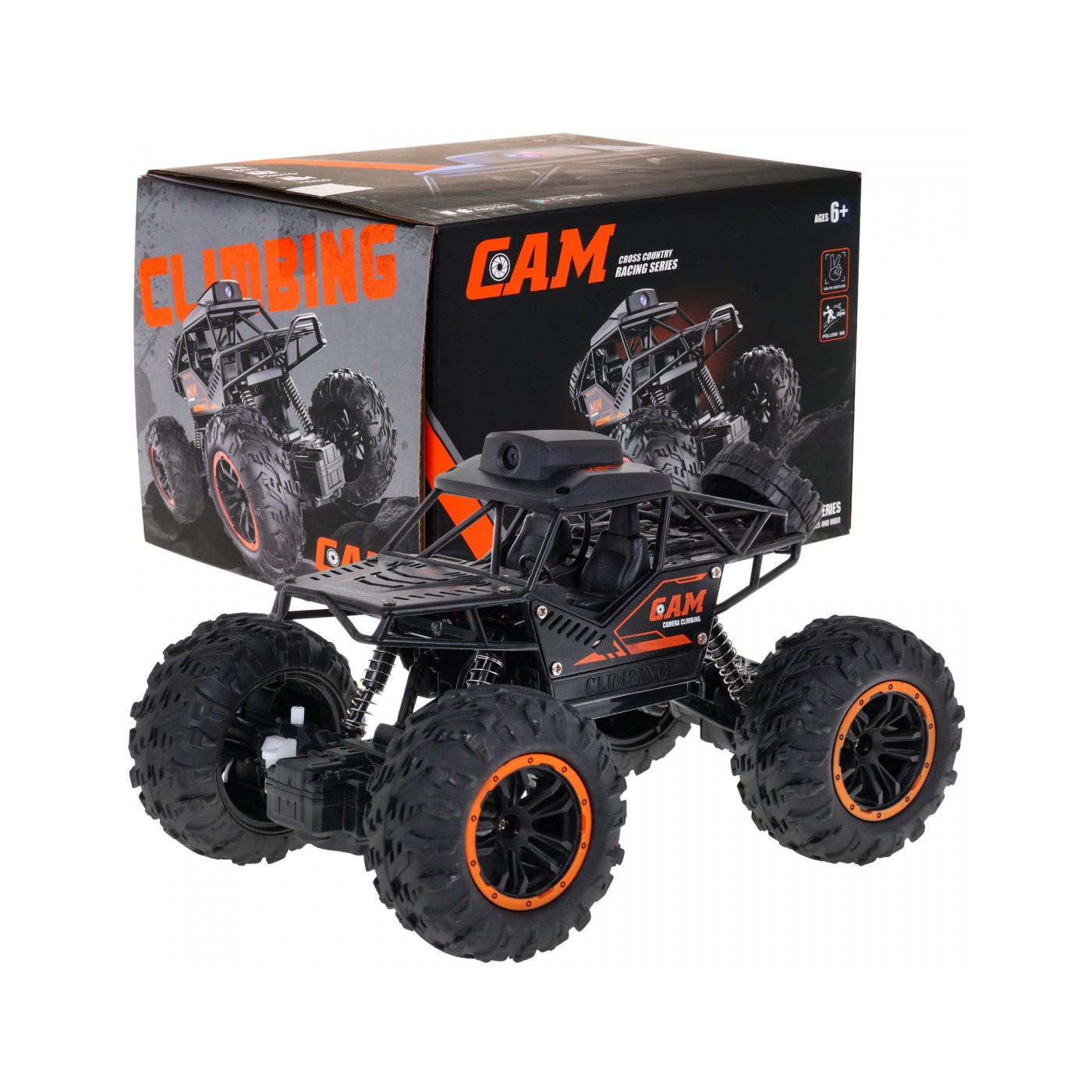 Crawler Cross Country s Wi-Fi kamerou pro děti 6+ dálkové ovládání Model 1:18 Nahrávání trasy
