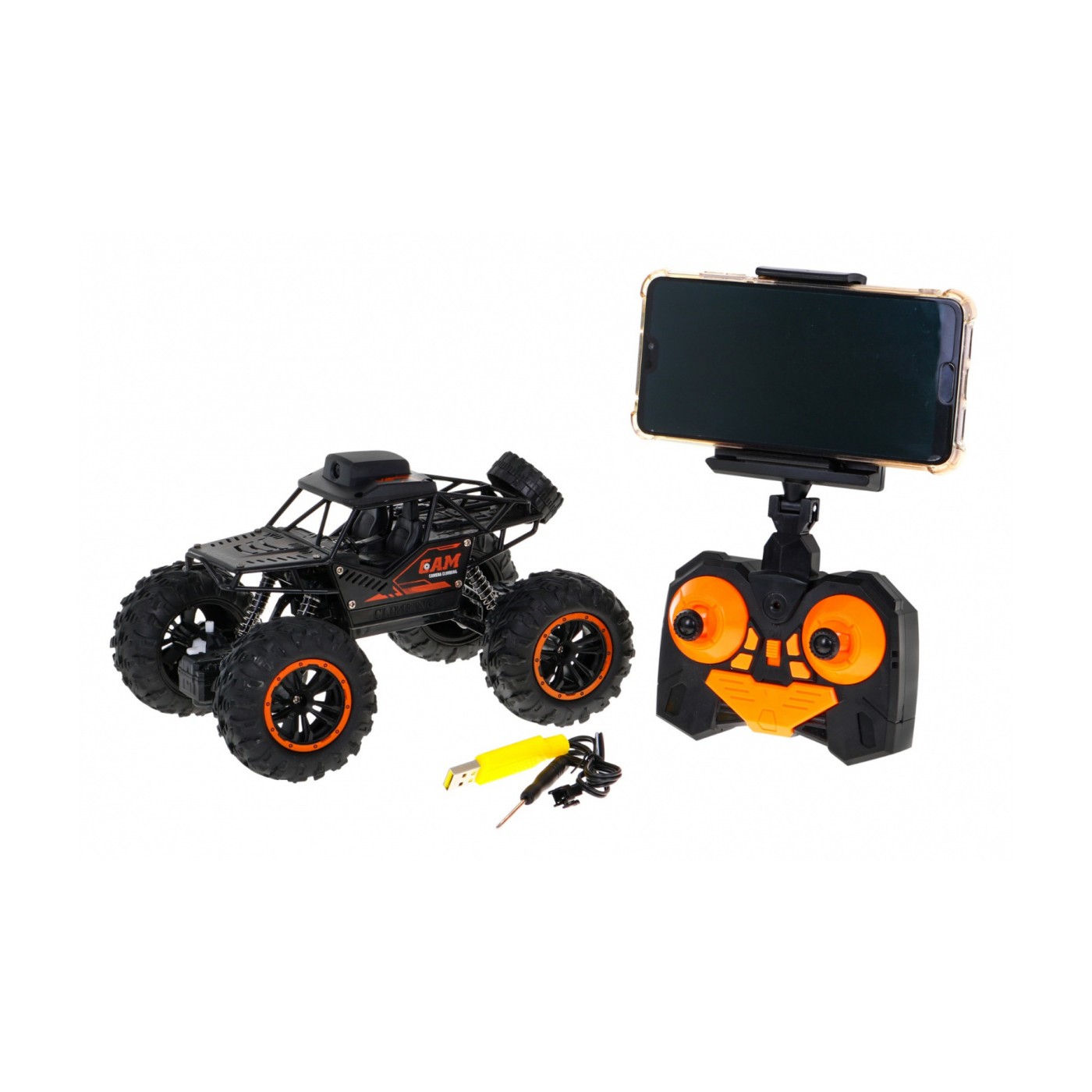 Crawler Cross Country s Wi-Fi kamerou pro děti 6+ dálkové ovládání Model 1:18 Nahrávání trasy