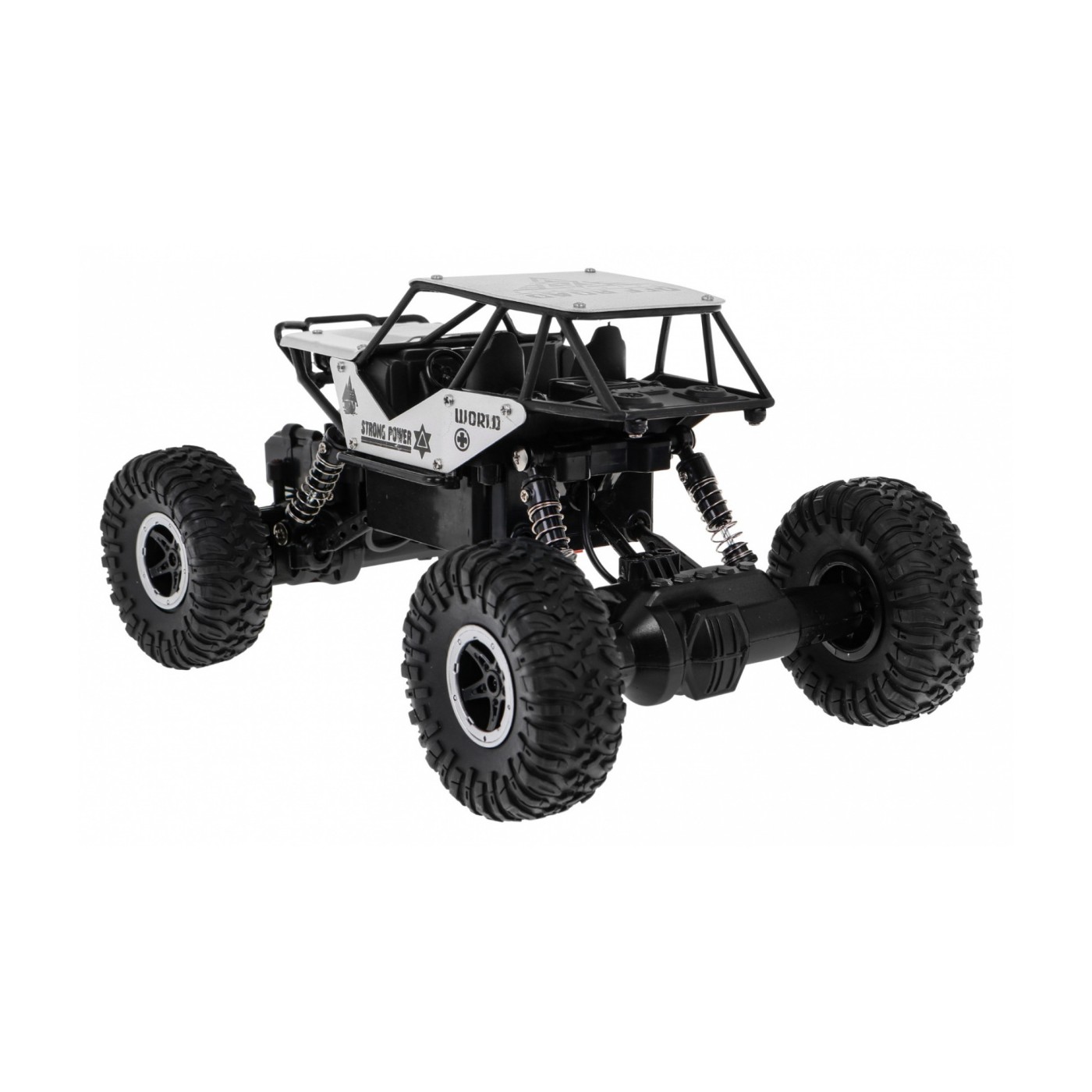 Pásové monstrum děti 6+ dálkové ovládání stříbrné model 1:18 extrémní jízda