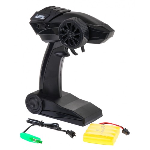 Pásové monstrum děti 6+ dálkové ovládání stříbrné model 1:18 extrémní jízda
