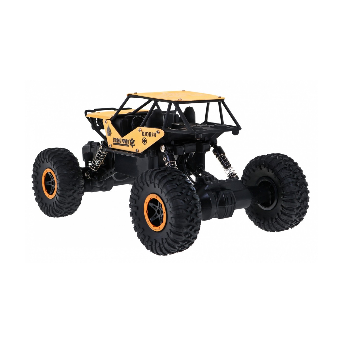 Pásové monstrum děti 6+ dálkové ovládání zlatý model 1:18 extrémní jízda