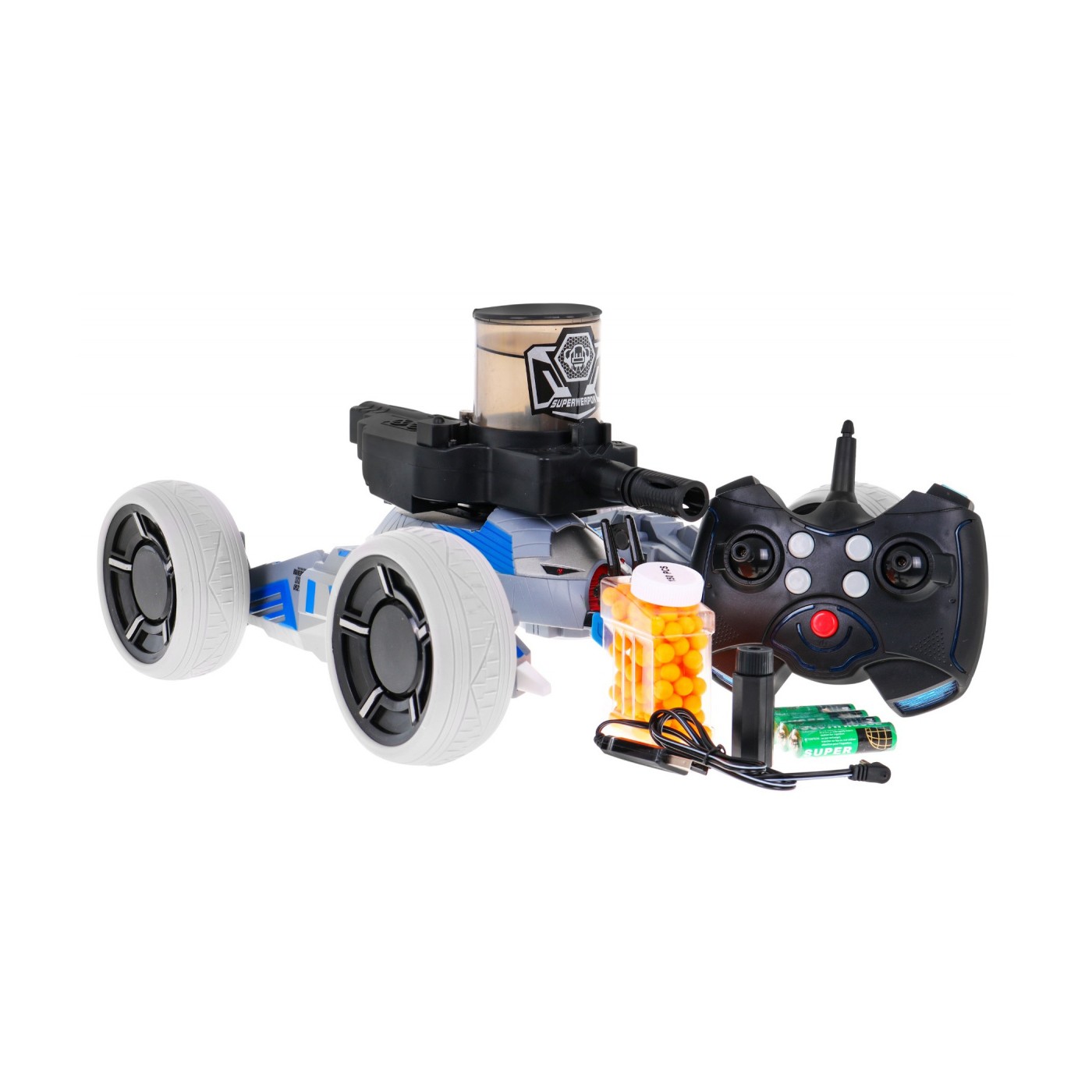 Crawler s funkcí střelby pro děti 5+ Bitva o přesnost + 150 žlutých kulek
