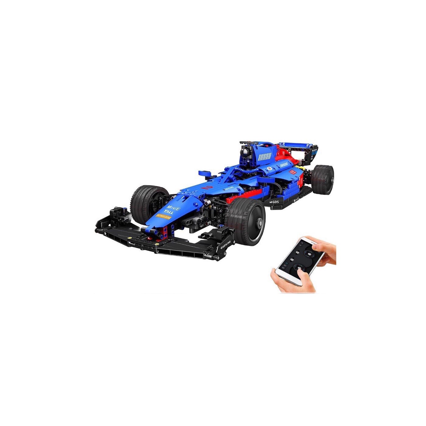 Bloky F1 auto Modrá 1065el.