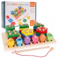 Dřevěné puzzle + rybaření