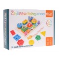 Dřevěné puzzle + rybaření