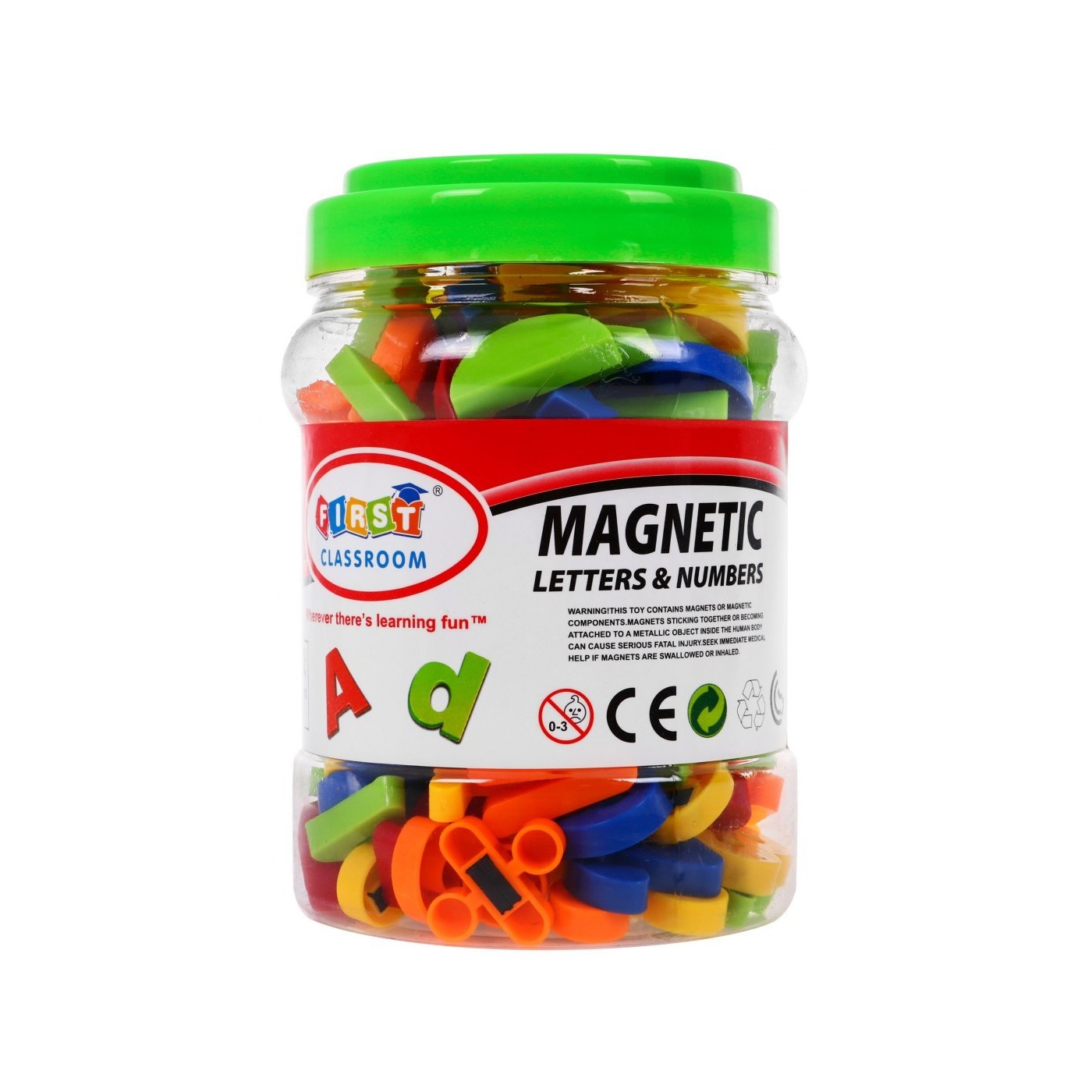 Sada barevných magnetů pro děti 3+ Vzdělávací hračka + Čísla Písmena Čísla Čáry 128 el.