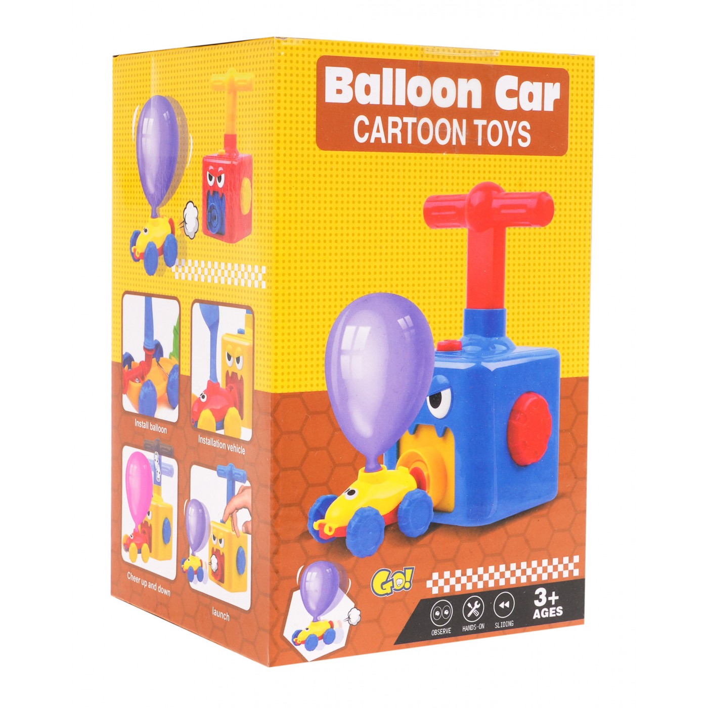 Zestaw Autek Z Napedem Balonowym