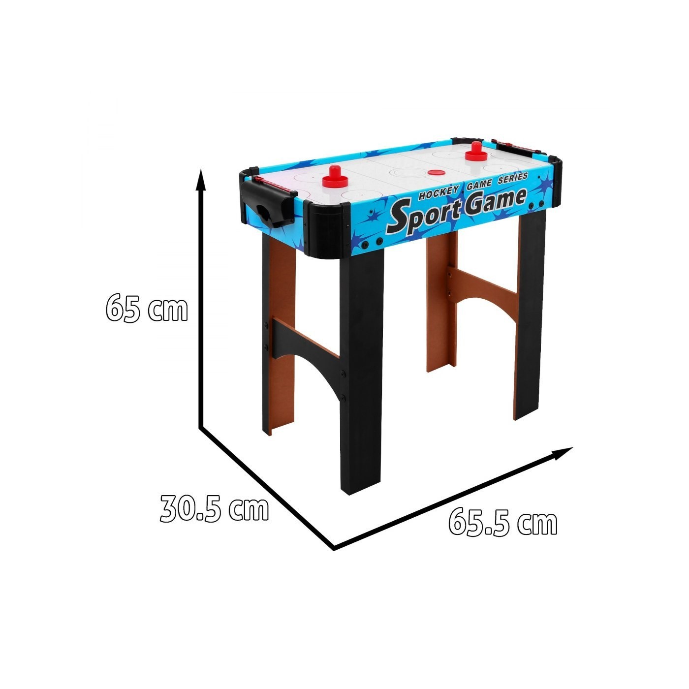 Cymbergaj Kids Air Hockey Blue MDF Stolní foukače vzduchu Houby