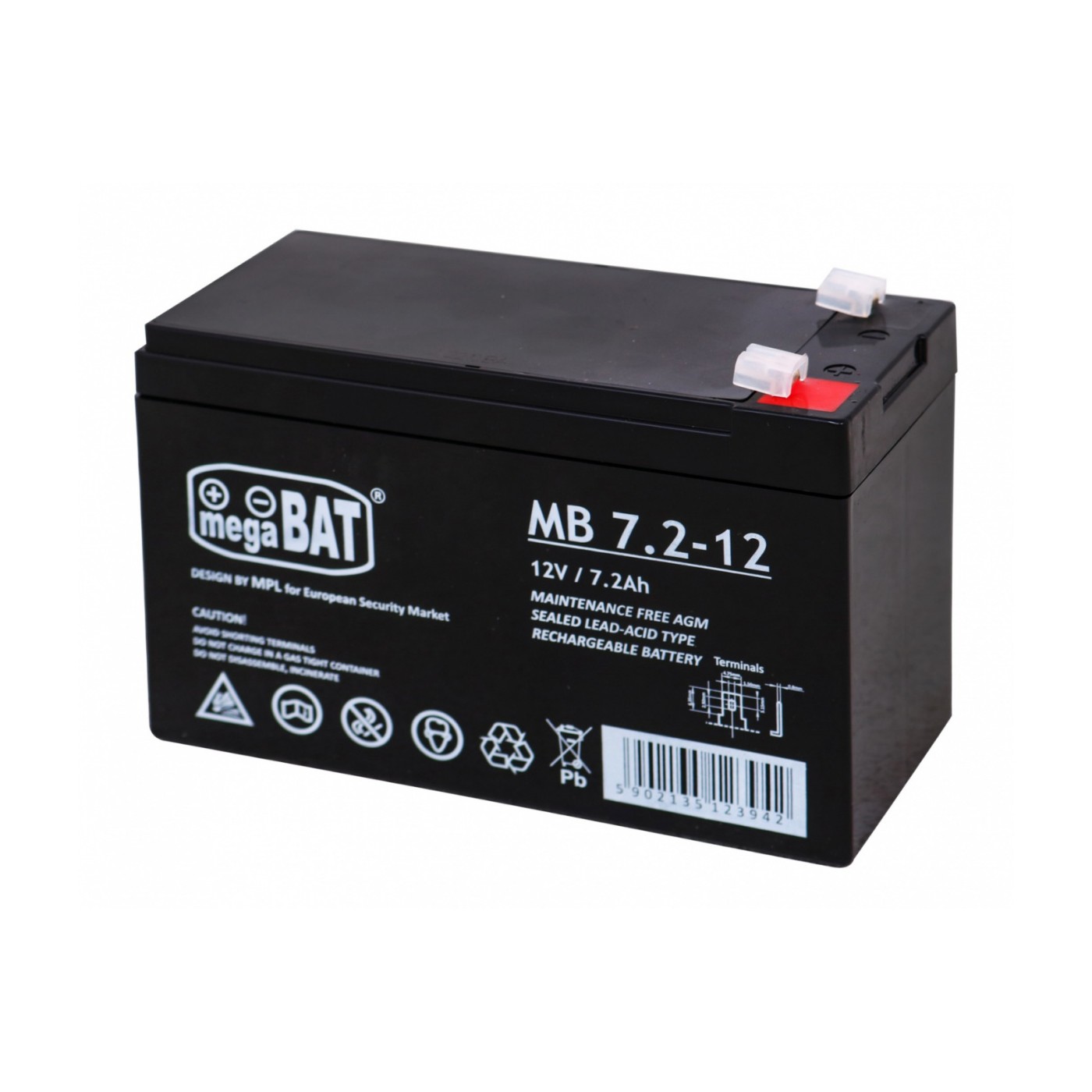 12V/7Ah gelová baterie pro dětská elektrická vozidla Náhradní díl