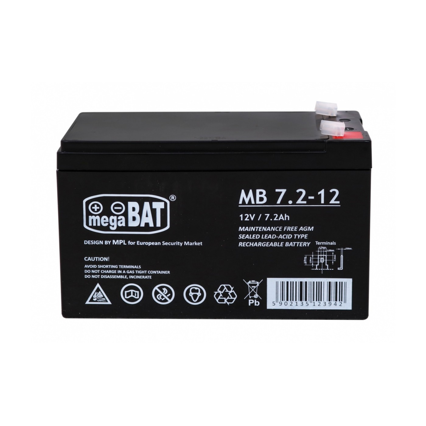 12V/7Ah gelová baterie pro dětská elektrická vozidla Náhradní díl